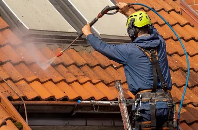 Démoussage et hydrofuge de toiture à Lugaignac